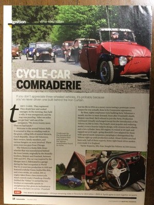 Misc 5620 Article Cycle-Car Comraderie Velorex Iron Curtain Oct 2012 2 page