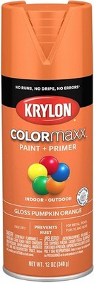 Krylon K05532007 COLORmaxx Spray Paint 12 Ounce (Pack of 1), Pumpkin Orange 