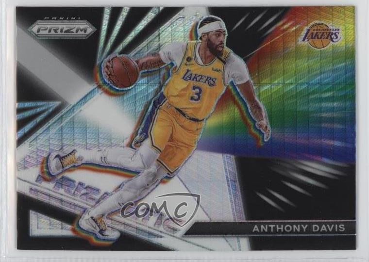 2021-22 Panini Prizm Prizmatic Hyper Prizm Anthony Davis #21 0r5l