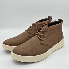 IZOD Palmer Men’s Faux Leather Lace-Up Sport Style Chukka Boot pick size, color