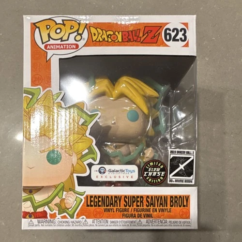 Funko Pop! Dragon Ball Z #623 Broly Galactic Toys Glow Chase Edition