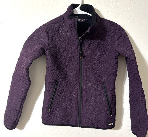 Kerrits Unbridled Horse Quilted Jacket Bosenberry Color Size Small