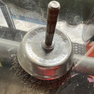Steel Crimped Wire Cup Brush Shank Mounting Power Tool Attachment
