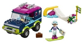 LEGO Friends 41321 Snow Resort Off-Road Car Winter Ski Vehicle Set 141pcs