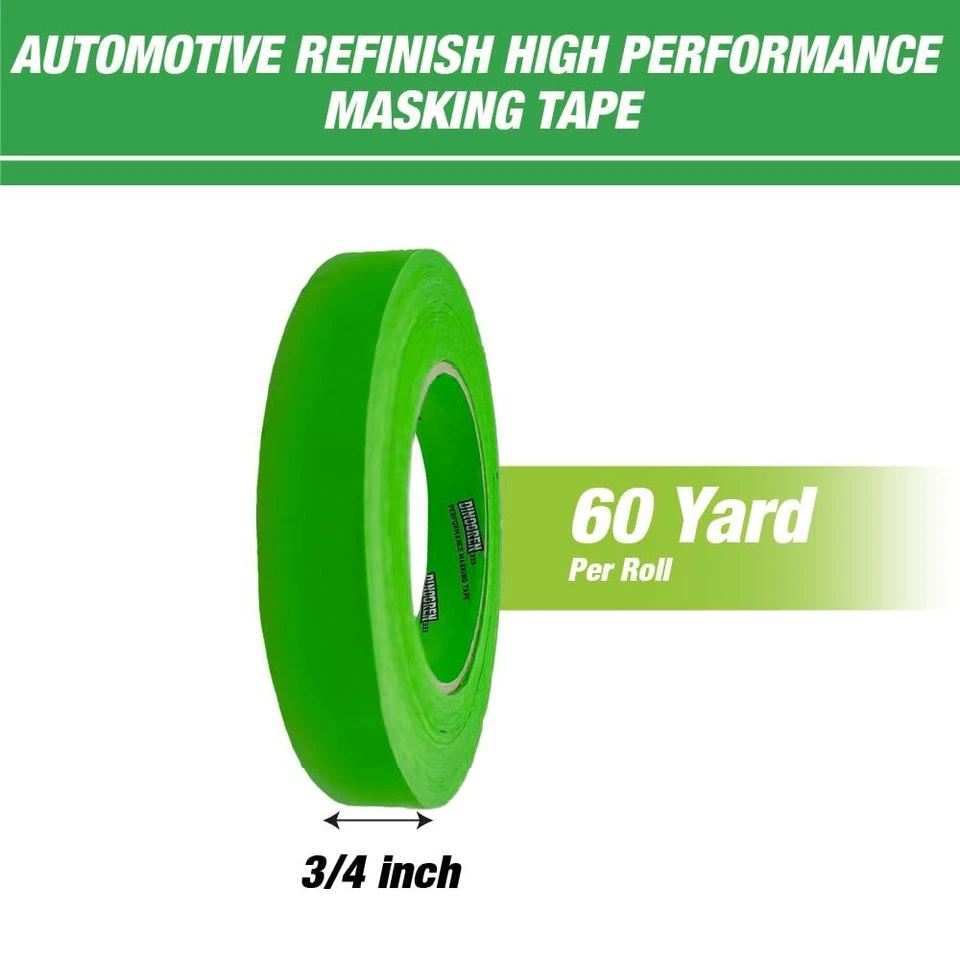 DINOGREN 333 Automotive Performance Masking Tape 1 ½" x 60 yd - 24-Rolls (7766) - Image 2 of 4