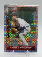 2006 Bowman Chrome Justin Morneau X-Fractor Base /251 #35 Minnesota Twins NM