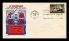 Dr Jim Stamps Immortal Chaplains First Day Cover Cachet Craft Ken Boll