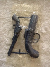 1957 Kellogg's Famous Guns of History Cereal Premiums - Pepper Box & Navy Six