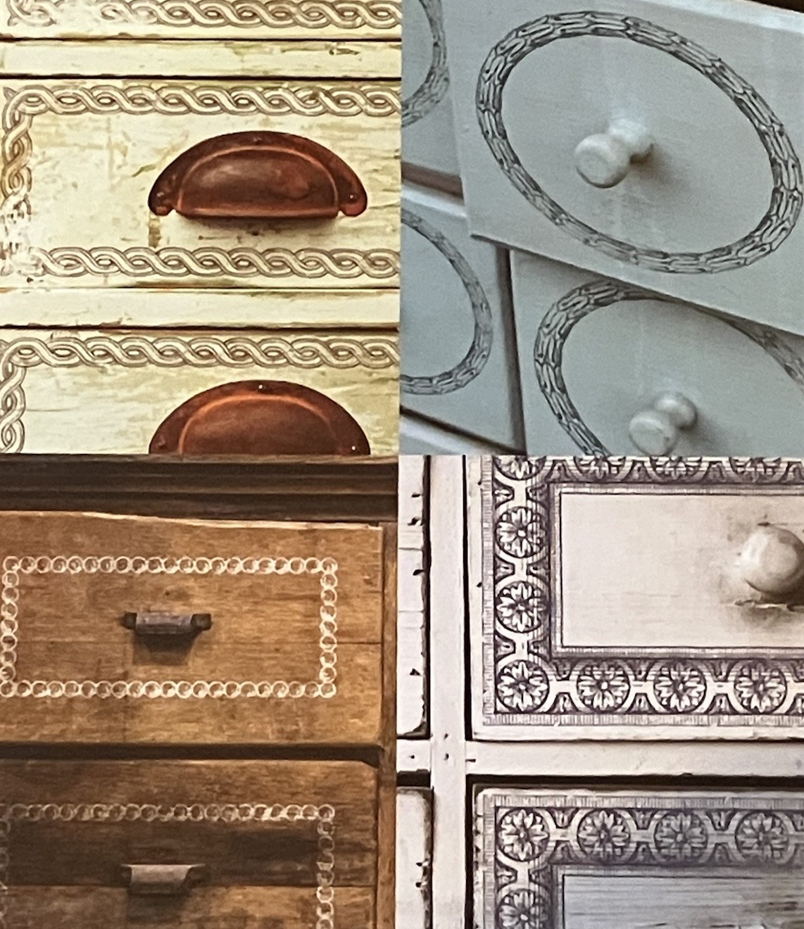 Iron Orchid Designs (IOD) - Adornment Decor Stamp - One 12 X 12 sheet