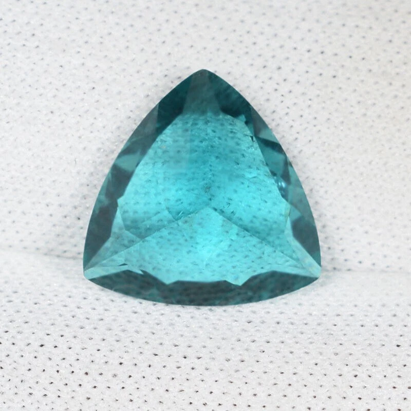 3,85 ct PRECIOSA APATITA NATURAL AZUL VERDE BRILLO Trillón Ver Vdo 8701   Foto 2 de 2