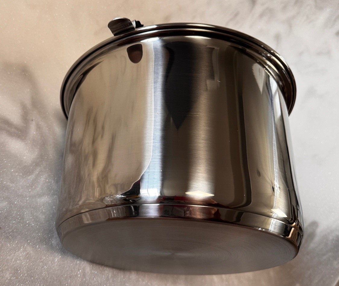 Genuine Whirley-Pop Popcorn Maker Popper Stainless Steel Hand Crank (Open Box)