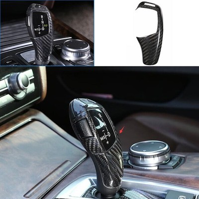 For BMW F20 F21 F22 F23 Dry Carbon Fiber Inner Gear Shift Knob Decor Cover Trim