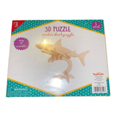 3d puzzle shark