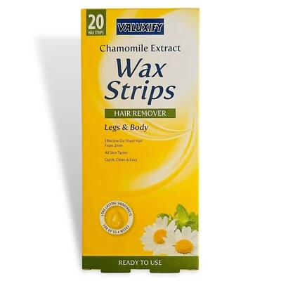BEAUT FORMULAS Wax Strips Waxing Leg and Body Bikini Chamomile Wax Strips 1-100 wax Strips