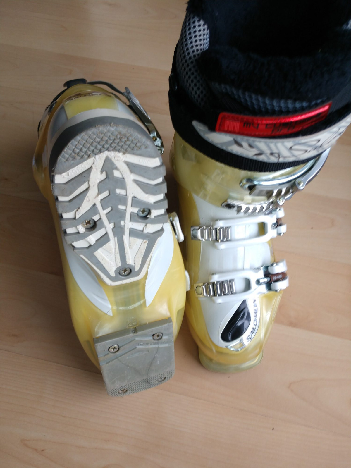 Scarponi da sci donna Salomon numero 38 39 24 cm scarpe da sci