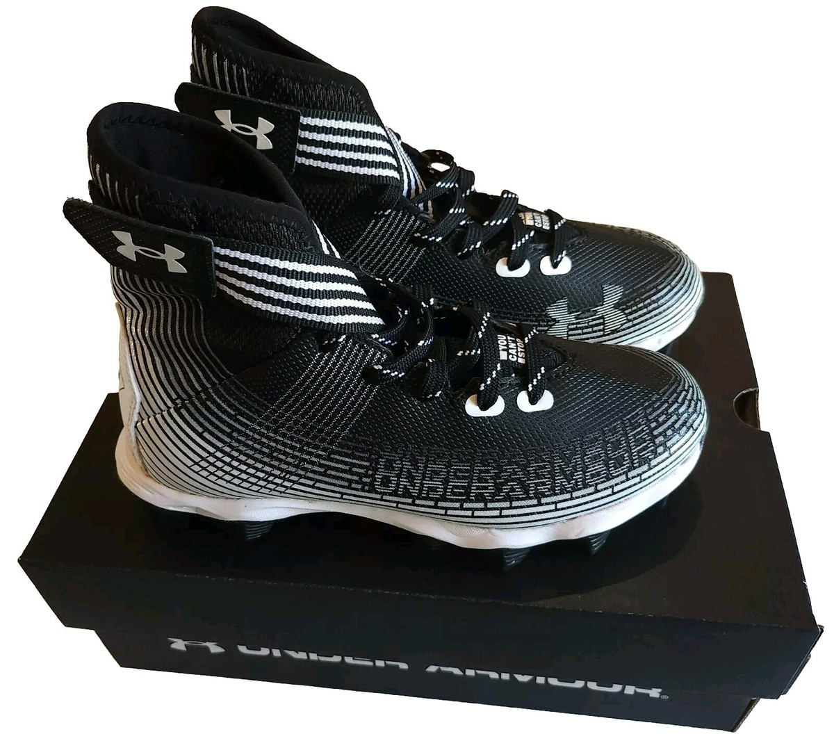 Under Armour Boys UA Highlight Franchise Football Cleat Black