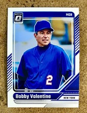 2024 Panini Donruss Optic Baseball Bobby Valentine #100 New York Mets