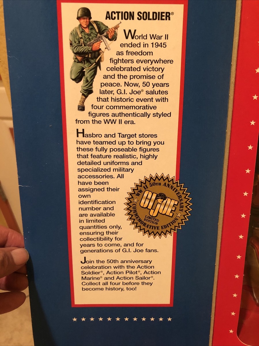 Vintage GI JOE WWII 50th Anniversary Limited Commemorative