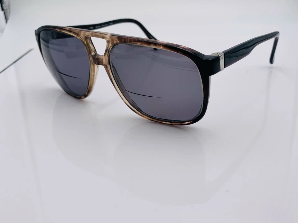 Gafas de sol vintage Kenmark Adviser marrón oscuro gris piloto SOLO MARCOS Foto 3 de 4