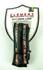 Clement Strada LGG Tire 700x23c Clincher Folding 120TPI Black Road