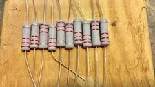 10 PCS 2Watt  Carbon Film Resistors 2W Resistor 5% YOU CHOOSE VALUE 