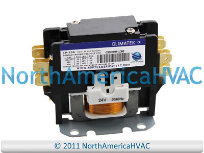 HN51KC024 - ClimaTek 1 Pole 30 Amp Contactor Relay Replaces Carrier Bryant Payne