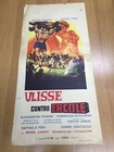 Original Cinema Poster 33x70 cm Ulysses Against Hercules Raffaella Carrà Caiano