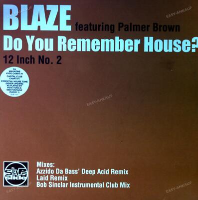 Blaze - Do You Remember House? (Part 2) UK Maxi 2002 (VG+/VG) .