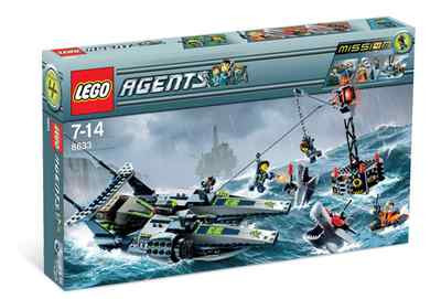 Lego Agent 8633 Mission 4 : Speedboat Rescue NEW Sealed Ships