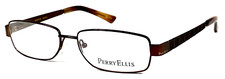 PERRY ELLIS PE1169A-2 NOS Dark Brown Matte 54-16-140 Eyeglasses Frame