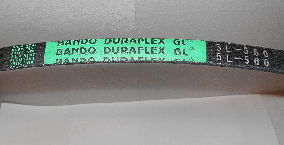 Bando DURAFLEX GL FHP V-BELT - 5L560 Oil & Heat Resistant 56 Inches 21/32-3/8"
