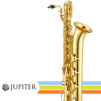 Jupiter JBS1100 Gold Lacquered Key of Eb Performance Level Baritone Saxophone