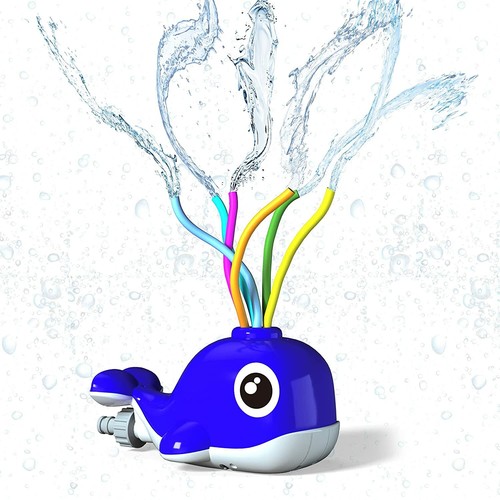 Sprinkler for Kids Outdoor Toy Water Sprinkler Whale Water Toy of Backyard
