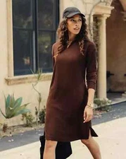 Mondetta Collared Long Sleeve Dress
