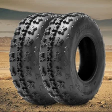 Set Of 2 22X7-10 Sport ATV Tires 4Ply 22X7X10 22X7 10 All Terrain GNCC Race Tire