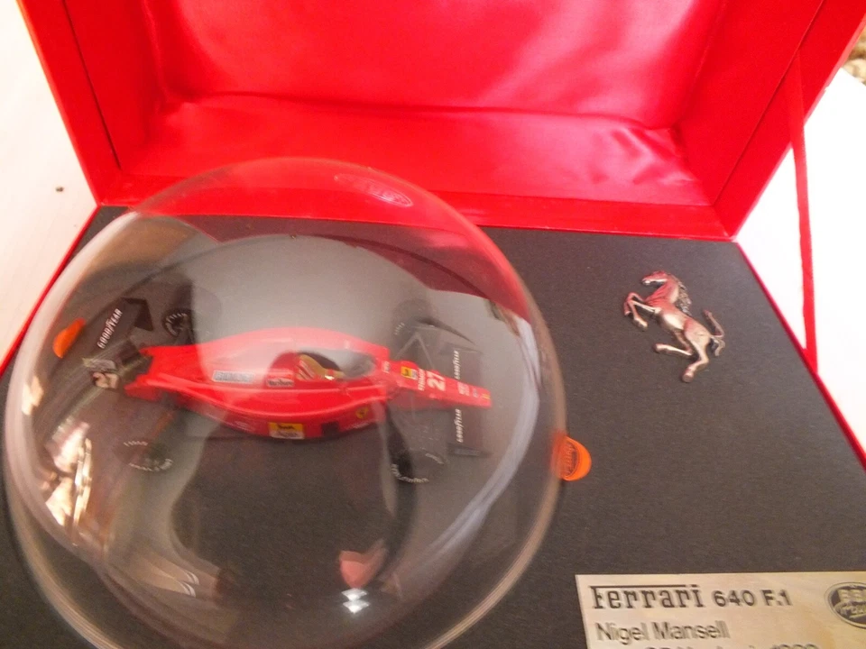 BBR:N MANSELL FERRARI 640 F1 1/43. Winn gp de hongrie. 89. coffret. PRESTIGE.    - Immagine 2 di 4