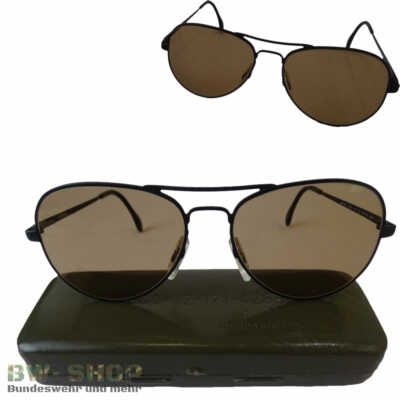 ORIGINAL BUNDESWEHR PILOTEN SONNENBRILLE BW FLIEGERBRILLE PILOTENBRILLE BRILLE