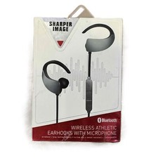 New Sharper Image Bluetooth Athletic Earhooks Sweat Resistant Headset