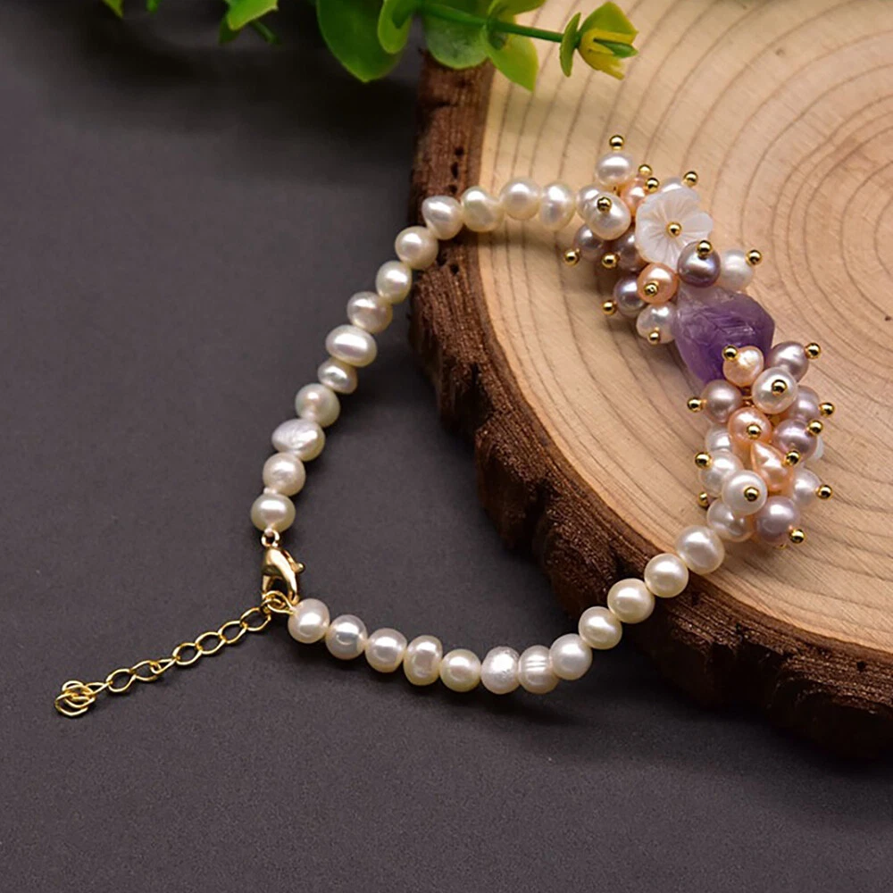 Jai Guruji | Guruji Pearl Bracelet (Pack of 2) Guruji Swaroop  bracelet|Blessing of Guruji | suitable for both Men & Women