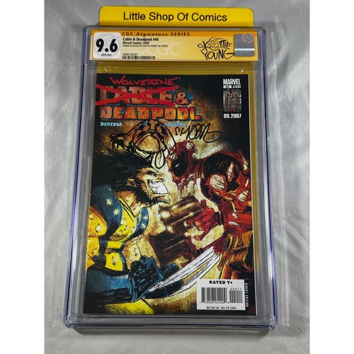Cable & Deadpool 44 CGC SS 9.6 Dogpool Remark! Skottie Young Signature & Label