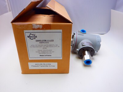 #ad Dwyer Mercoid 3200G 2 FM 1 1 LCD Pressure Transmitter new $1399.99