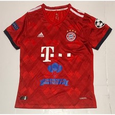 Adidas FC Bayern Munchen 2018/19 Authentic Home Jersey Red Climachill Men M 23