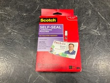 Scotch Self-Sealing Laminating Pouches LS852            BRAND NEW            