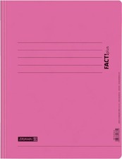 Brunnen FACT Plus A4 File/Folder, Made of Thick Pressed Cardboard pink