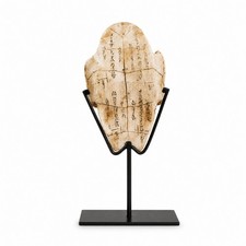 Deko-Objekt mit Metallst&auml;nder Antik Tischdeko Stilvoll f&uuml;r Kunstliebhaber