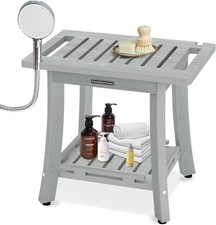 HDPS Shower Benches Inside Shower to Sit on Waterproof Shower Stool Shaving Legs