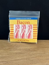 Vtg Tyco Kitchen Littles Bacon in Package Barbie Dollhouse Doll Food Grocery