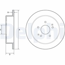 Disque de frein Ssangyong KORANDO