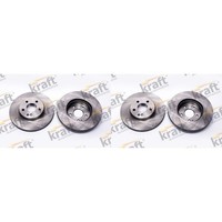 2X Kraft 300Mm Bremsscheiben Vorne Passend FüR Mercedes Viano Vito | 6041403