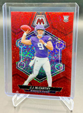2024 Panini Mosaic JJ MCCARTHY Red Sparkle Prizm #310 Vikings